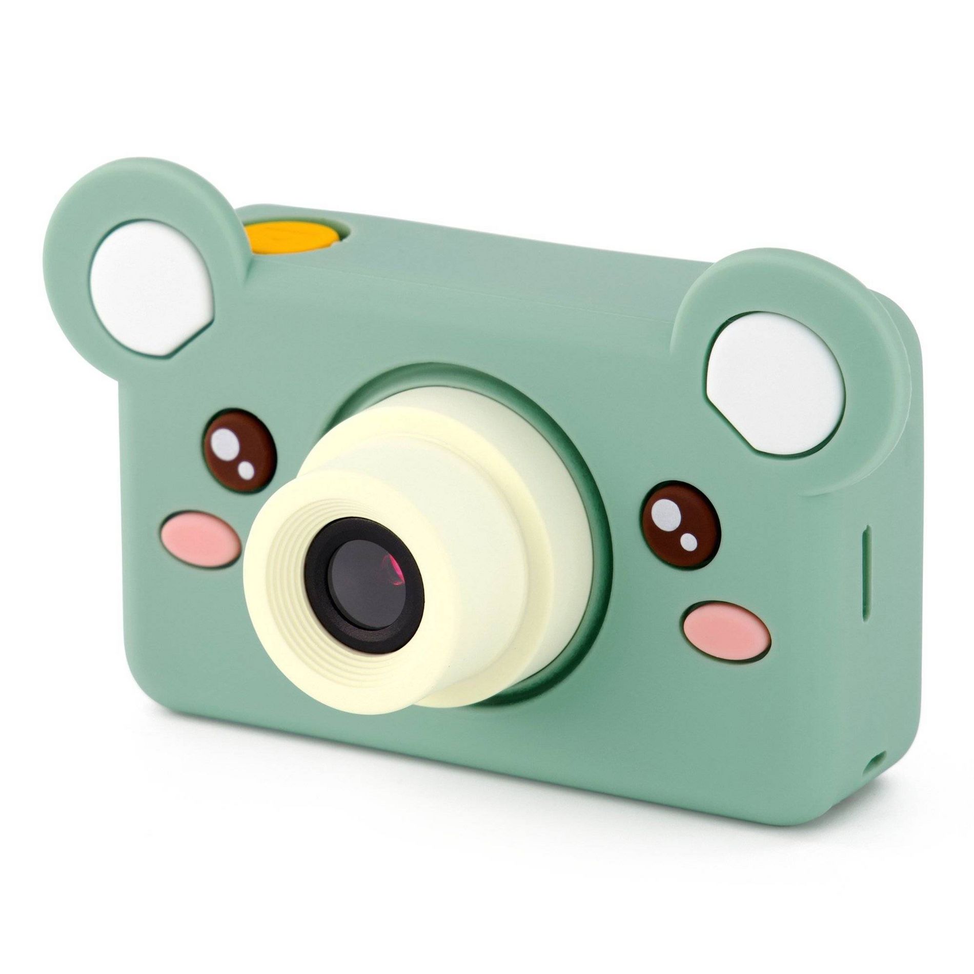 Kidamento Digital Camera for Kids - Mikayo the Bear: 8MP, USB-C, 2" EVF, 32GB Storage