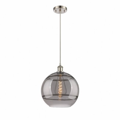 Rochester - 1 Light Cord Hung Mini Pendant In Industrial Style-13.38 Inches Tall and 12 Inches Wide