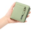 FATMOON Bifold Wallets -RFID Blocking Wallets for Men & Women PU Leather Bifold Credit Card Holder with 2 Zipper Coin Pockets,for Everyday Use - 4 of 4