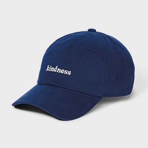 Men's Kindness Blooms Baseball Hat - Goodfellow & Co™ Navy - 1 of 4
