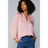 Women's Vienna Long Sleeve Blouse - current air - image 3 of 4