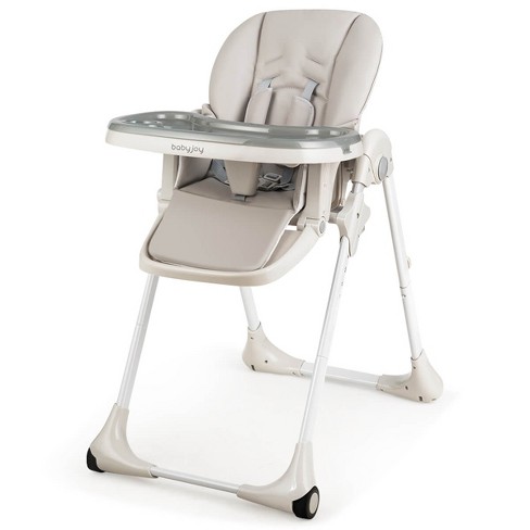 Infans Baby High Chair With 7 Height & 3 Footrest Adjustable Cup Holder ...