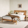 Saracina Home Queen Fluted Headboard Bed Blonde - 2 of 4