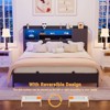 Aheaplus Platform Bed Frame with Reversible Storage Headboard and Charging Station - 3 of 4