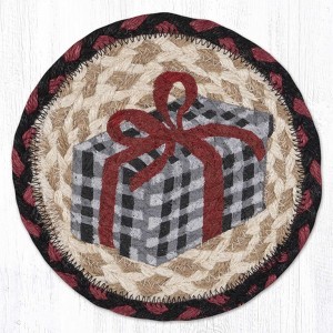 Earth Rugs Eco-Friendly Christmas Table Coaster – Handmade with Sandy Clough Art - 1 of 3
