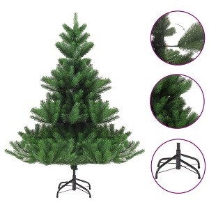 Artificial Christmas Tree Green PE, Steel 70.9 in Collapsible - 1 of 4