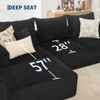 Modular Sectional Sofa with Chaise Lounge, Deep Seat L-Shaped Cloud Couch, Plush Corduroy Upholstery for Living Room - 3 of 4