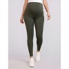 Women's Over the Belly Side Pocket Active Maternity Leggings | Motherhood Maternity - 3 of 4