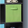 ClosetMaid Cubicals Fabric Drawer, Open Storage Bin for Home Organization, 11" H X 10.5" W X 10.5" D, Green (2 Pack) - 3 of 4