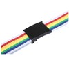 Unique Bargains Neutral Canvas No Holes Slide Buckle Adjustable Waist Belt 1 Pc - 2 of 4