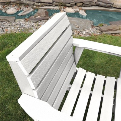 White Poly Lumber Weatherly Garden Armchair Set