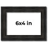PosterPalooza | 6x4 Thin Barnwood Picture Frame, UV Acrylic, 2 Finishes - Grey and Black - 2 of 4