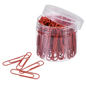Unique Bargains Medium Metal Prevent Tearing Pages Home Office Paper Clip 100 Pcs - 1 of 4