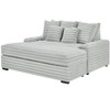 Roundhill Furniture Gaviella Plush Wide Wale Corduroy Oversized Multi-Functional Chaise Lounge - 4 of 4