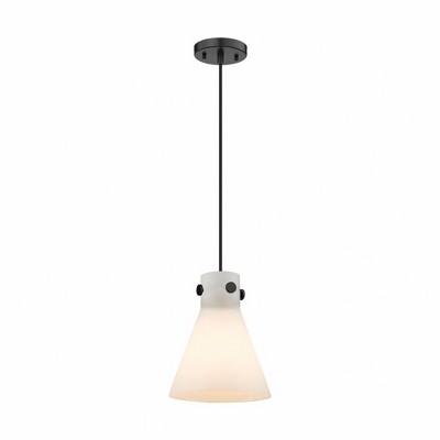 Newton Cone - 1 Light Pendant In Industrial Style-9.88 Inches Tall and 8 Inches Wide