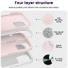 BONGEEK Designed for iPhone 15 Case, Silicone Shockproof Slim Thin Phone Case for iPhone 15 (6.1 inch), (Chalk Pink) - 3 of 4