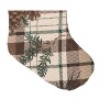 C&F Home 20" Lookout Lodge Plaid Cabin Pinecone & Pine Leaves Hanging Large Christmas Stocking - 3 of 3
