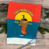 Cant Work Today My Arm Is In A Cast Funny Fishing Tea Towel - Crazy Dog Tea Towel Arm In A Cast - 2 of 4