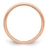 Black Bow Jewelry 3mm 14K Rose, White, or Yellow Gold Half Round Milgrain Standard Band - 2 of 4