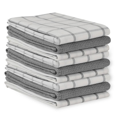 LunaLulinlk Kitchen Towels Set - Pack of 12 Cotton Dish Towels for Drying Dishes, 18”x 28”, Kitchen Hand Towels, Quick Drying Kitchen Towel Set