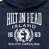 Men's - Instant Message - Hilton Head Island Collegiate Graphic Fleece Pullover Hoodie - 2 of 4