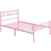 Yaheetech Metal Platform Bed Frame with Cloud-inspired Design Headboard - 2 of 4