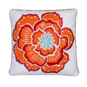 Abigail Floral Decorative Pillow - Levtex Home - 1 of 3
