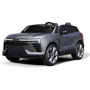 24V 2-Seater SUV Licensed Chevrolet Blazer Ride On Toy with Parent Remote Control,4xSpring Suspension, for Kids Ages 3-8 - 1 of 4