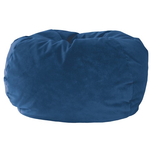 Gold Medal Micro Fiber Suede Bean Bag Chair Blue Target