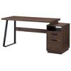 PAGED Computer Desk Modern Rotating Executive Desk with Open Storage Shelves for Office and Study - 4 of 4