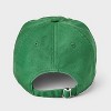 Embroidered Flower Baseball Hat - Mighty Fine Green - 3 of 4