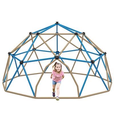 INFURNIC Baby Activity Gyms 13FT Climbing Dome Jungle Gym for Kids Outdoor Fun and Exercise, Multicolor, 156"*156"*75.6"