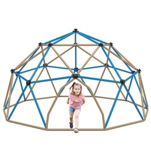 INFURNIC Baby Activity Gyms 13FT Climbing Dome Jungle Gym for Kids Outdoor Fun and Exercise, Multicolor, 156"*156"*75.6" - 1 of 4