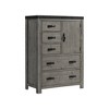 Montauk 5 Drawer Gentleman's Chest Gray - Picket House Furnishings - 2 of 4