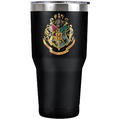 Harry Potter Hogwarts School Crest Steel Tumbler 30oz Coffee Travel Mug