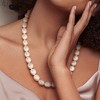 EVERLY JEWELRY | Brass 9-11mm Cultured Freshwater Edison Pearl Necklace, 18 inc - 4 of 4