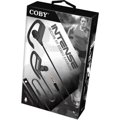Coby - Coby CVE-405-BLK High Intense Sports Earbuds