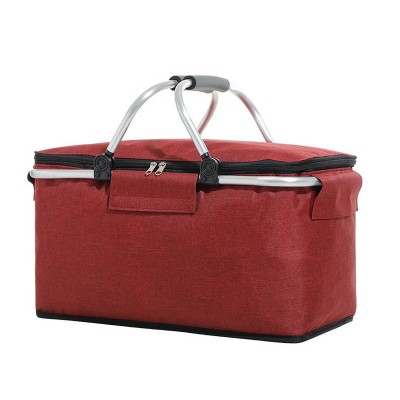 LunaLulinlk Extra Large Insulated Foldable Cooler Bag Ideal for Camping Picnics Travel Perfect Lunch Bag