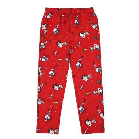 Peanuts Womens' Snoopy And Woodstock Ho Ho Ho Ugly Sweater Pajama
