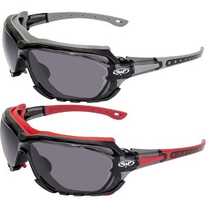 2 Pairs of Global Vision Eyewear Octane Safety Motorcycle Glasses - 1 of 4