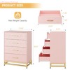 Wooden Dresser for Bedroom, Dressers & Chest of Drawers with 4 Drawer Wood nightstand for Storage and Organization - 2 of 4