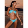 Moda Minx 'Playa' Sunset Shoreline Halter Bandeau Bikini Top - 3 of 4