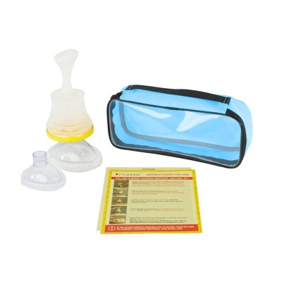 LifeVac Travel Kit - Portable Choking Rescue Device, Kid & Adult Masks, Bag