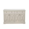 GDFStudio Truman Vintage 55" Wood Storage Sideboard with Two Drawers and Four Doors - 4 of 4