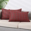 Unique Bargains Festive Plaid Scottish Tartan Pillow Covers 2 Pcs - 2 of 4