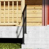 FUFU&GAGA Outdoor Stair Handrail, Heavy-Duty Metal Ideal for Porch, Garden, and Patio Use - 2 of 4