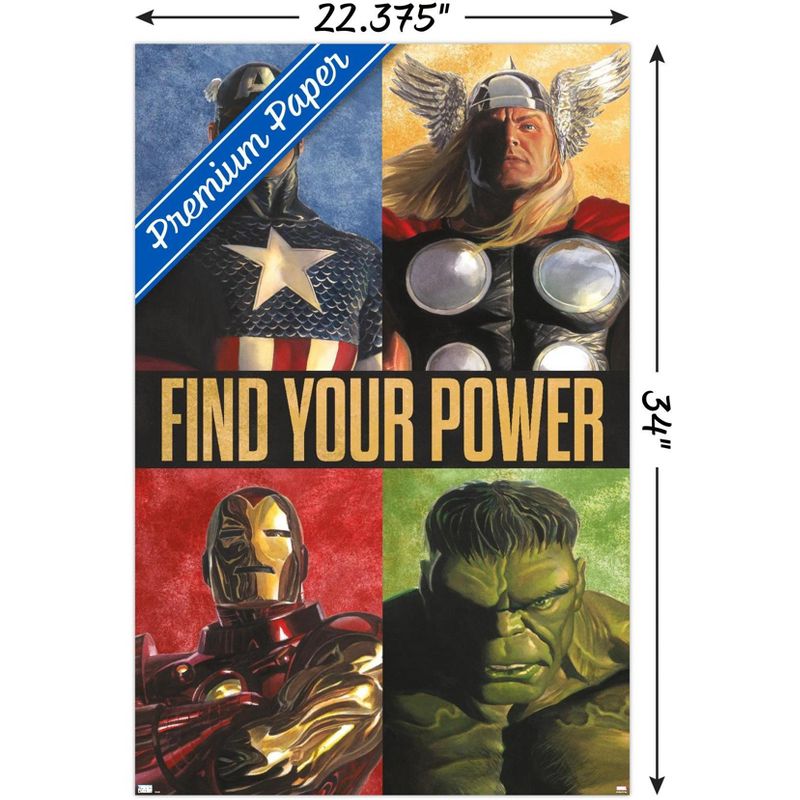 Trends International Marvel Comics - Avengers Grid Unframed Wall Poster Prints, 3 of 7