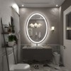 Apmir Super Bright 192 LEDs/m Lighted Anti-Fog Oval Wall Mirror in Tempered Glass, 3-Year Warranty - 2 of 4