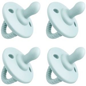Pacifier 4 pack Soother for Newborns 100% Food Grade Soft Silicone by Comfy Cubs - 1 of 4