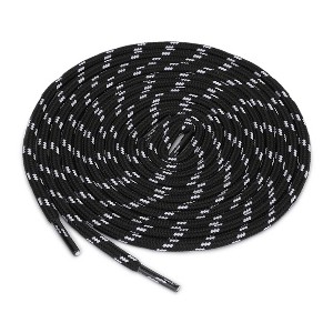 INSPIRE CHIC Core Non-slip Wear-resistant Round Shoelaces for Hiking Walking Shoes 3 Pairs - 1 of 4